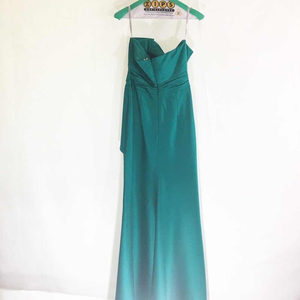 David Bridal Green Gown